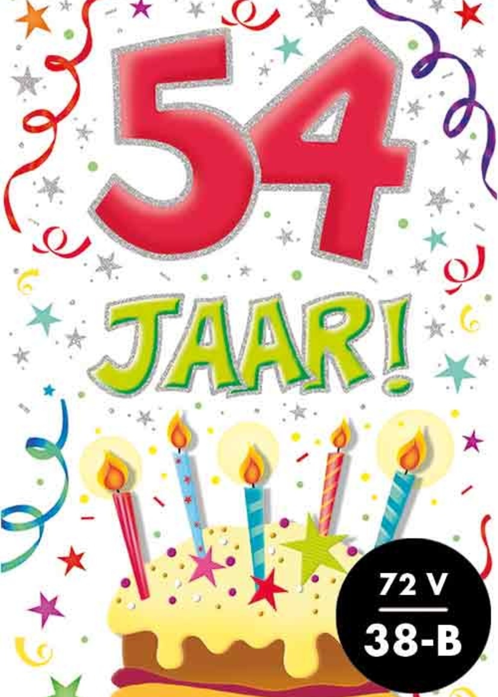 Party Planet Verjaardagskaart nr. 54