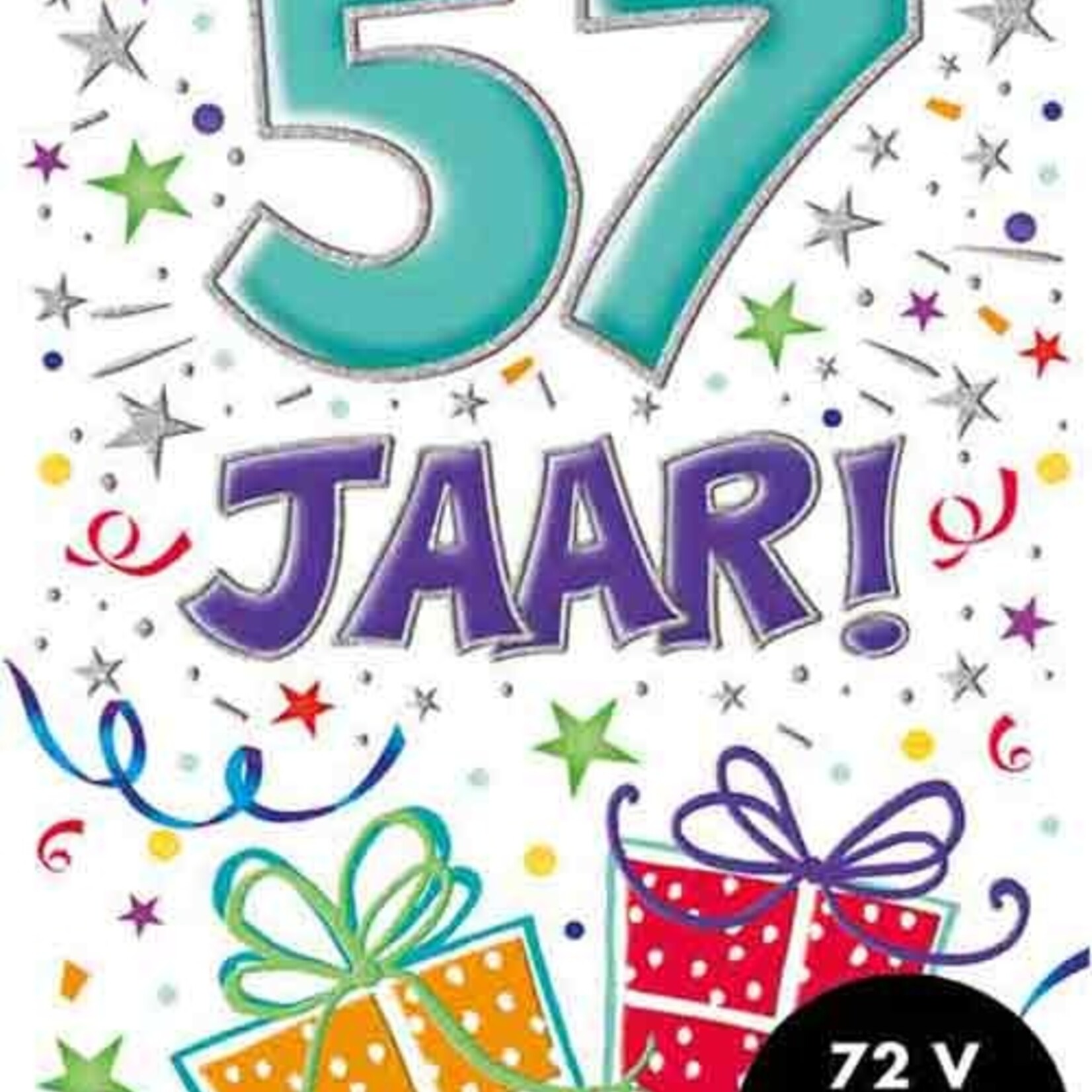 Party Planet Verjaardagskaart nr. 57
