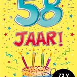 Party Planet Verjaardagskaart nr. 58