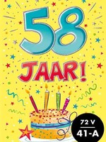 Party Planet Verjaardagskaart nr. 58
