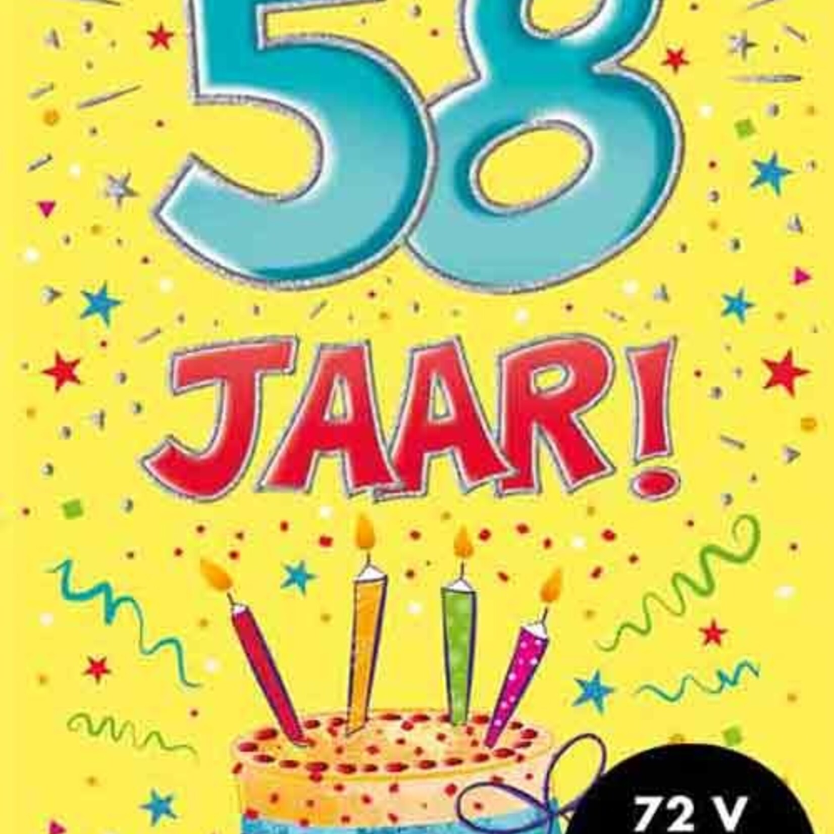 Party Planet Verjaardagskaart nr. 58
