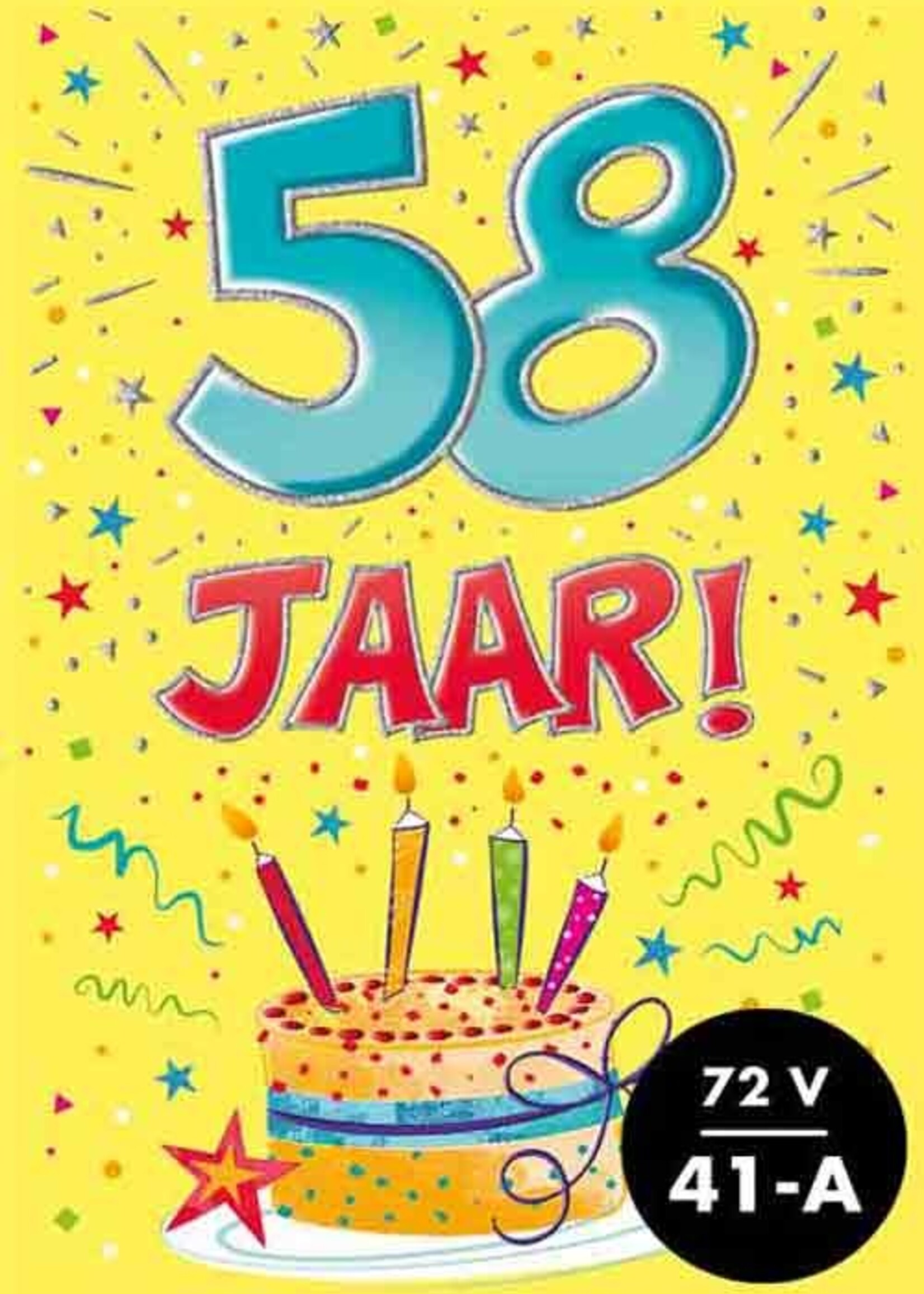 Party Planet Verjaardagskaart nr. 58