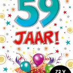 Party Planet Verjaardagskaart nr. 59