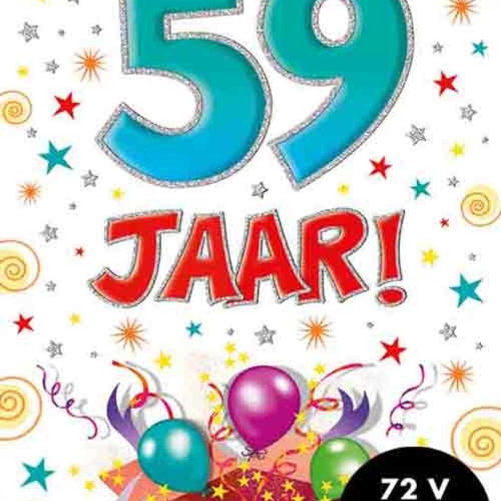 Party Planet Verjaardagskaart nr. 59