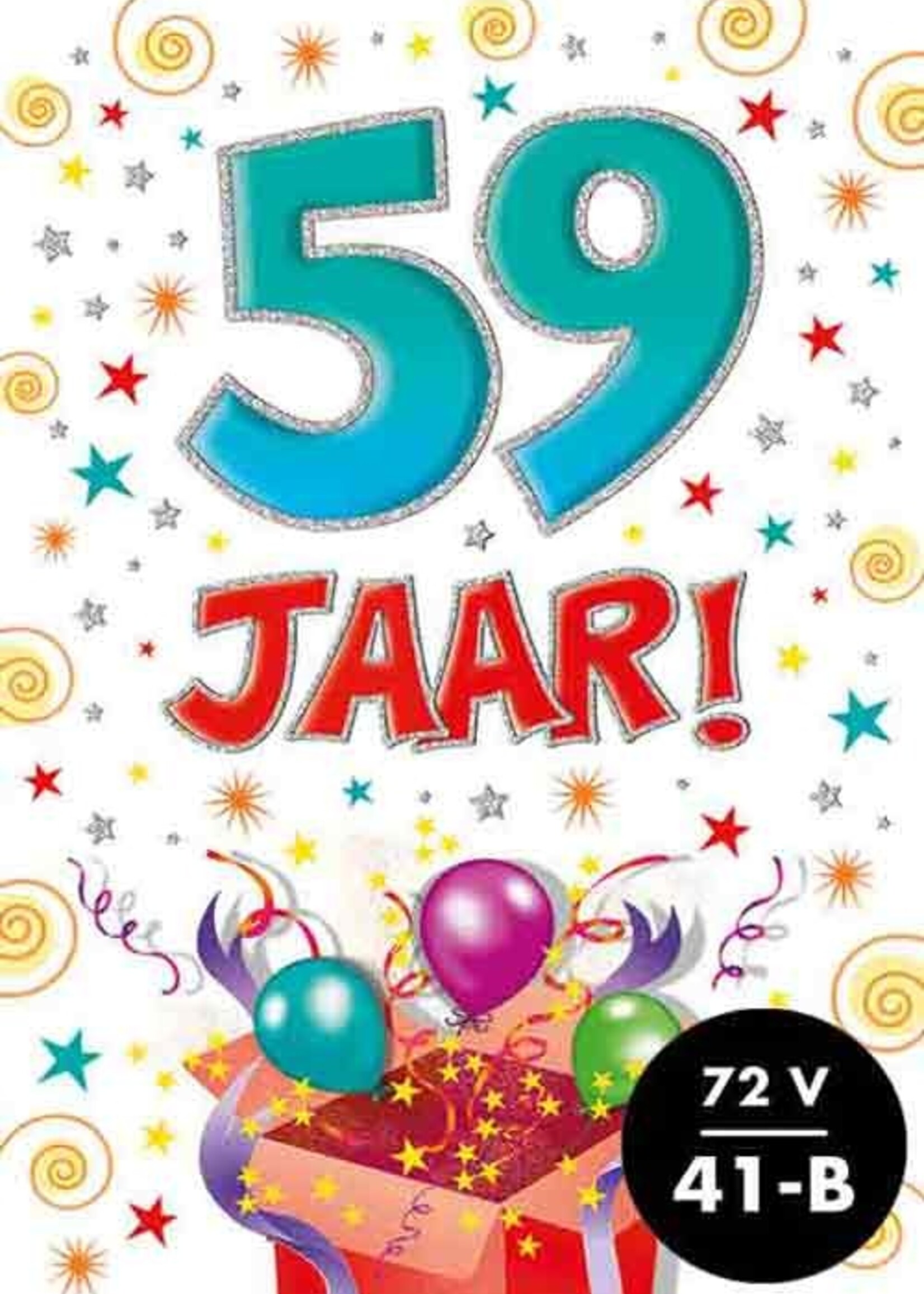 Party Planet Verjaardagskaart nr. 59