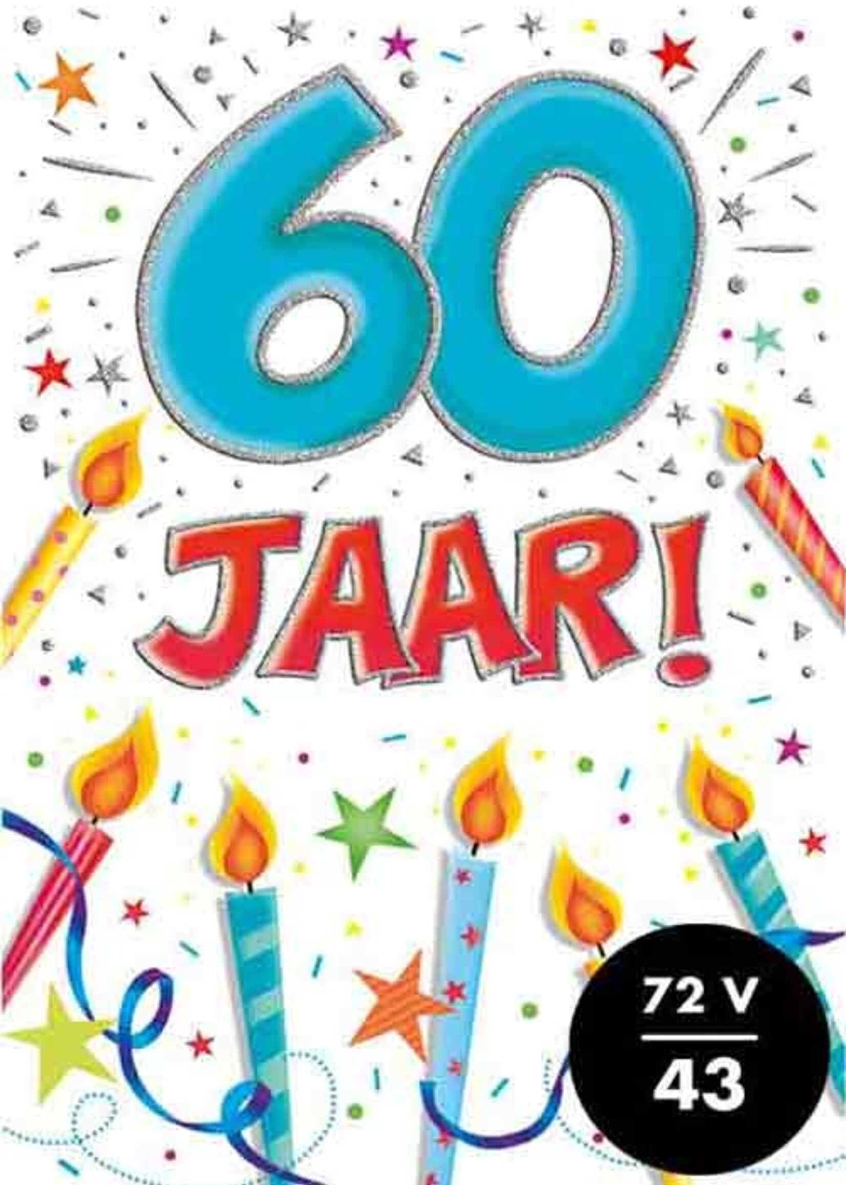 Party Planet Verjaardagskaart nr. 60