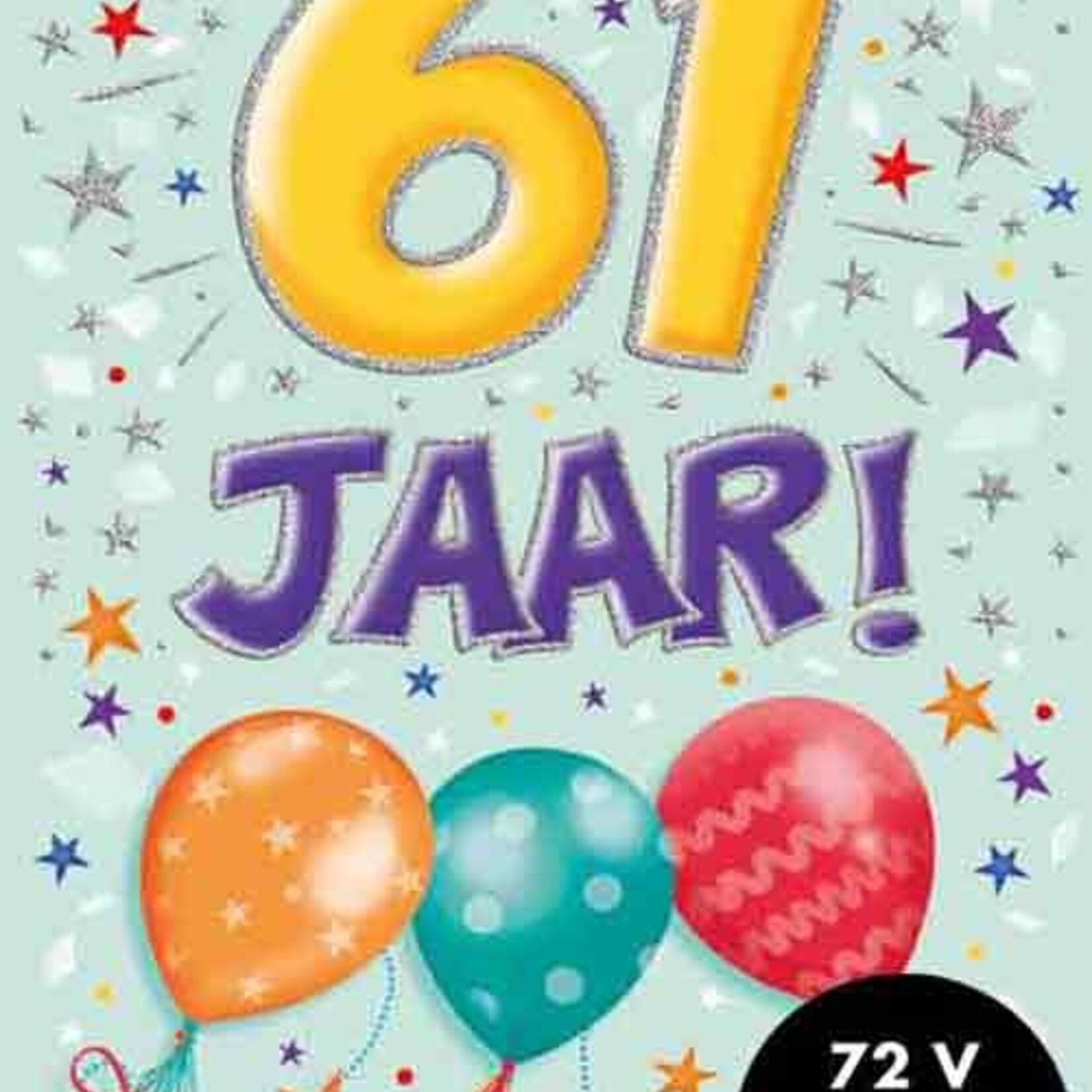 Party Planet Verjaardagskaart nr. 61