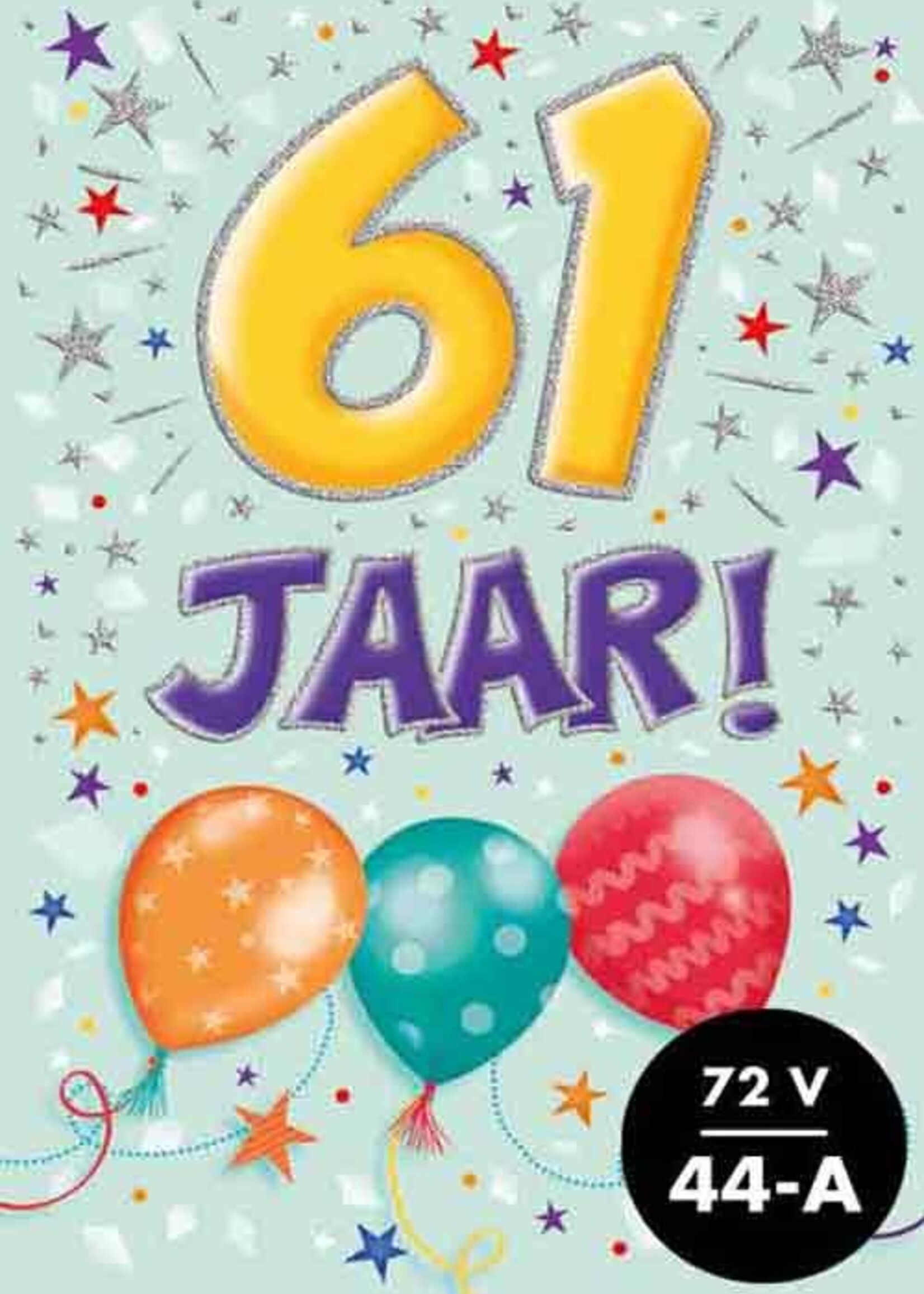 Party Planet Verjaardagskaart nr. 61