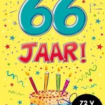 Party Planet Verjaardagskaart nr. 66