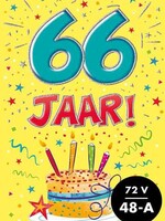Party Planet Verjaardagskaart nr. 66