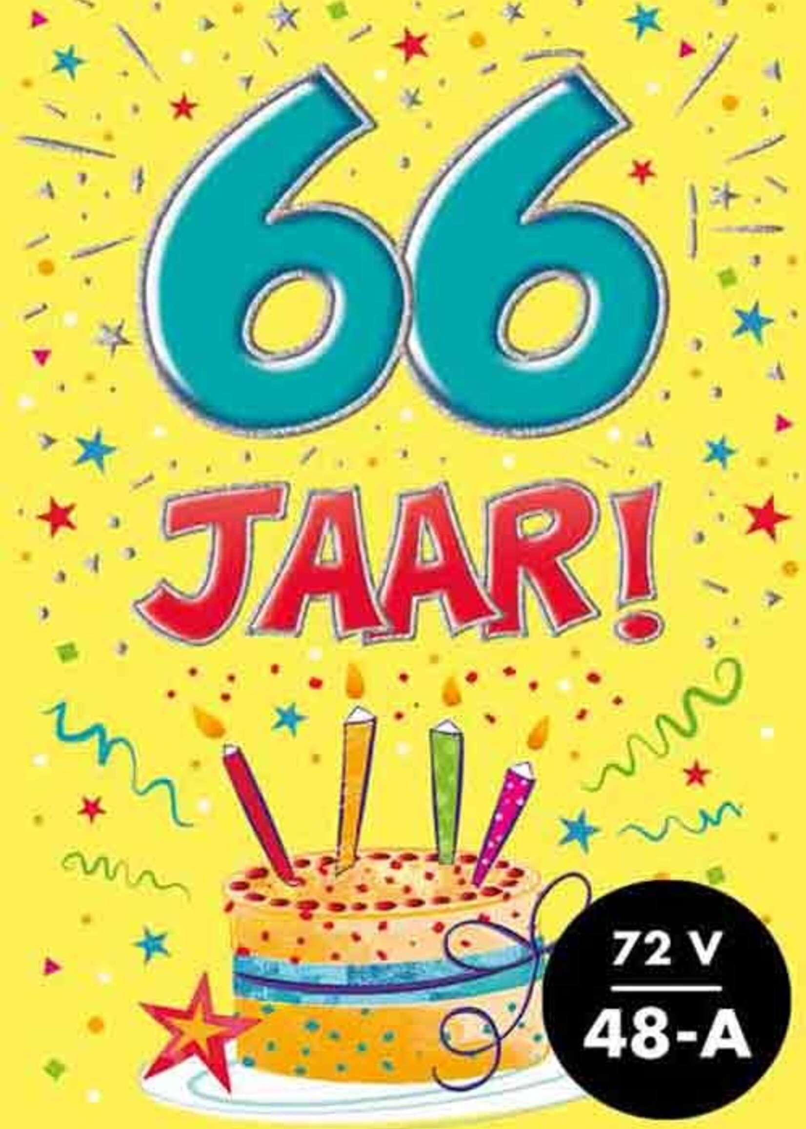 Party Planet Verjaardagskaart nr. 66
