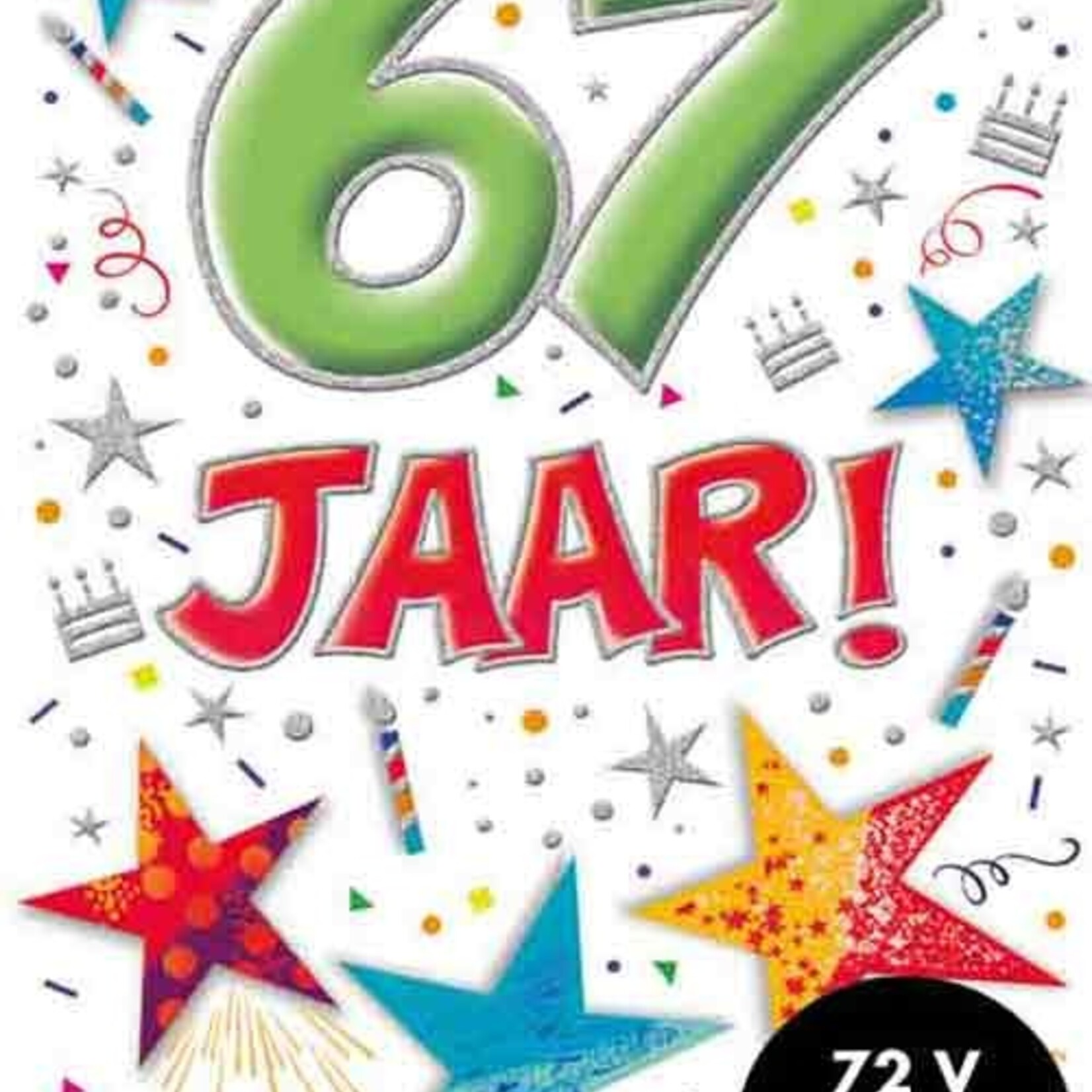 Party Planet Verjaardagskaart nr. 67