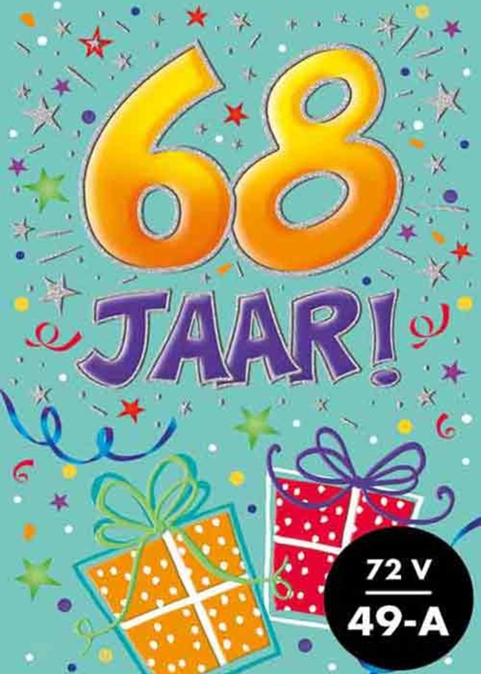 Party Planet Verjaardagskaart nr. 68