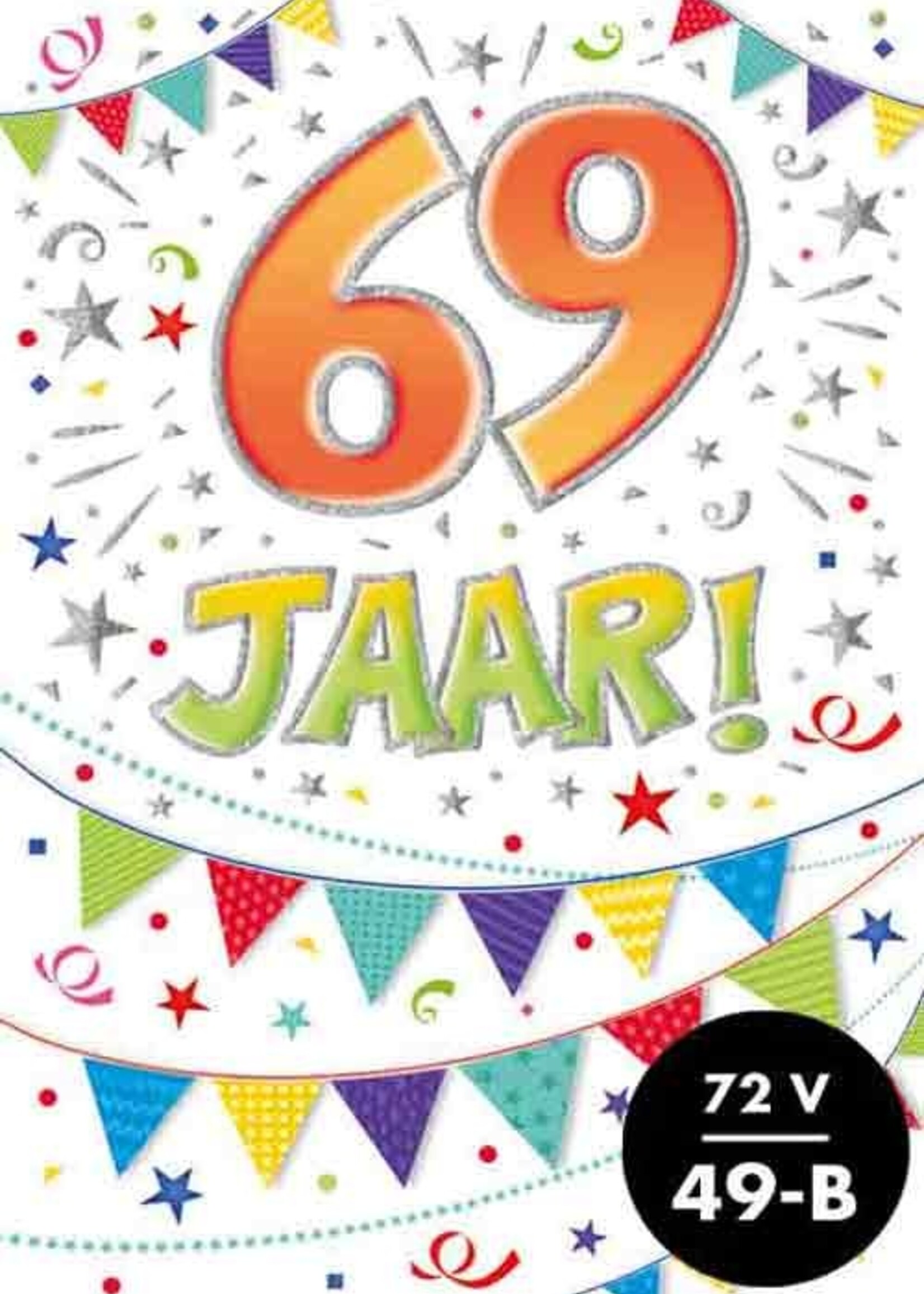 Party Planet Verjaardagskaart nr. 69