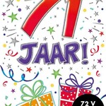 Party Planet Verjaardagskaart nr. 71