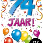 Party Planet Verjaardagskaart nr. 74