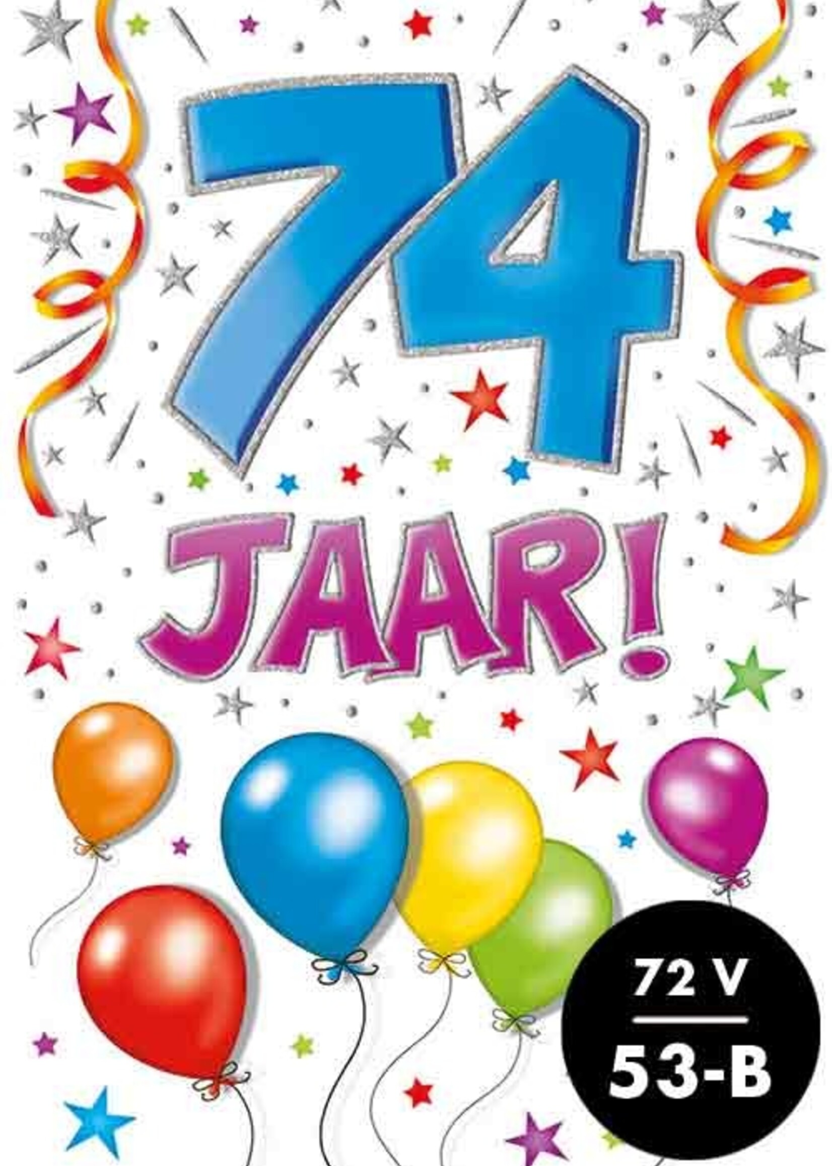 Party Planet Verjaardagskaart nr. 74