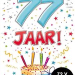 Party Planet Verjaardagskaart nr. 77
