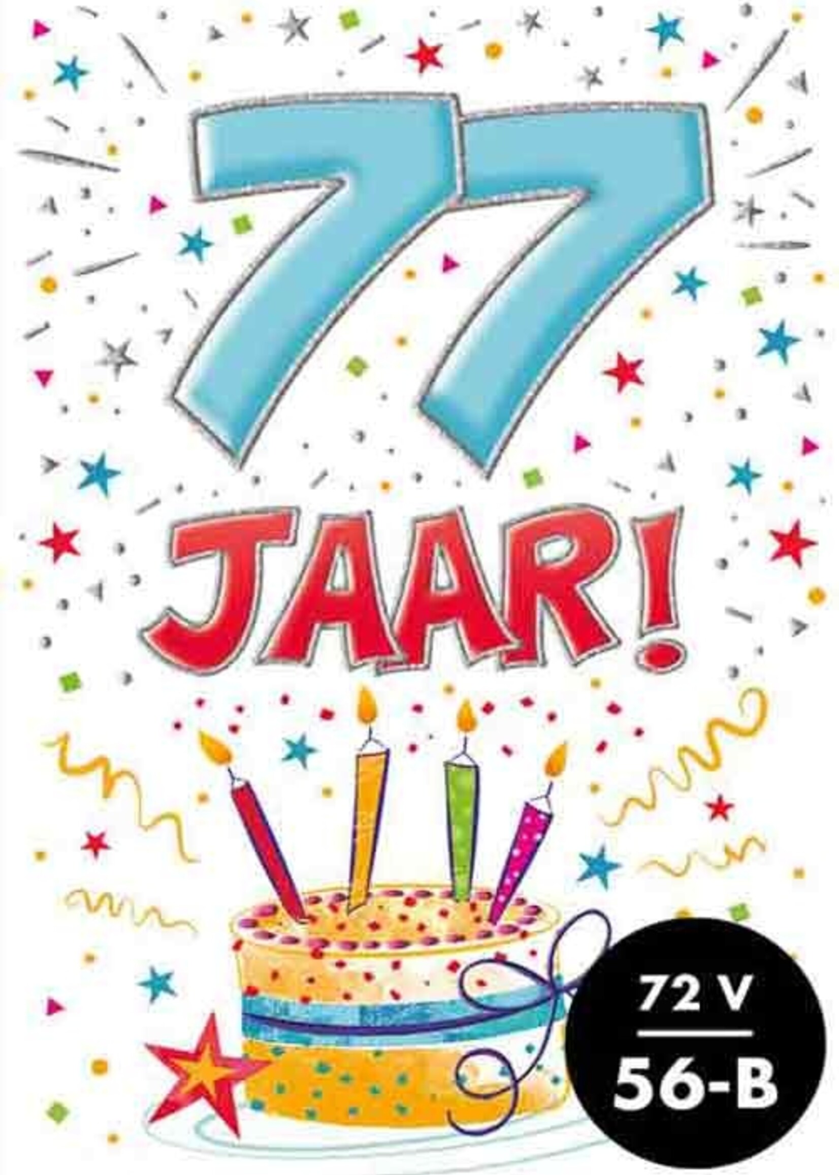 Party Planet Verjaardagskaart nr. 77