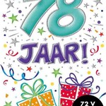 Party Planet Verjaardagskaart nr. 78