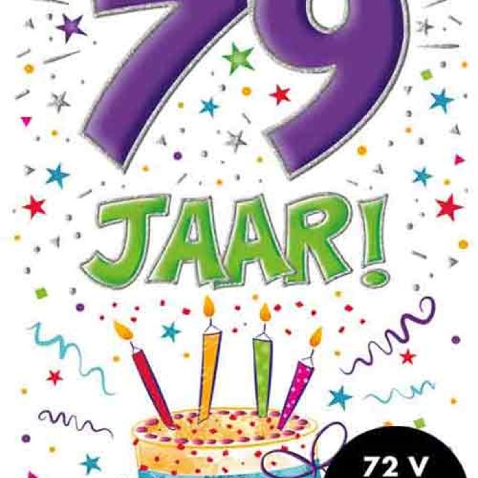 Party Planet Verjaardagskaart nr. 79