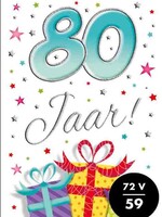 Party Planet Verjaardagskaart nr. 80