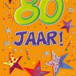 Party Planet Verjaardagskaart nr. 80