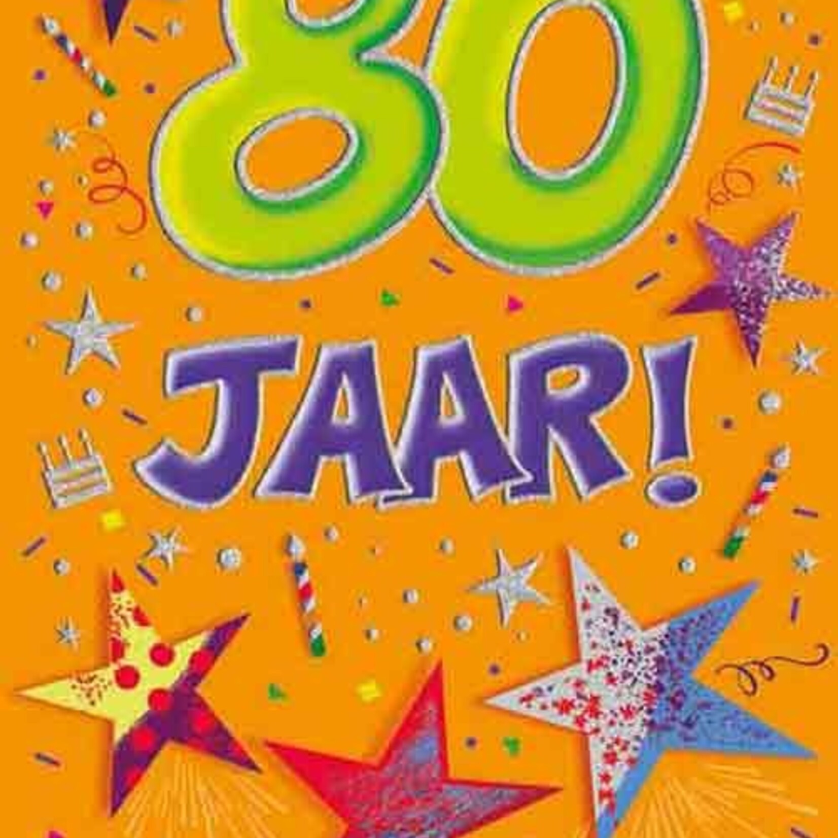 Party Planet Verjaardagskaart nr. 80