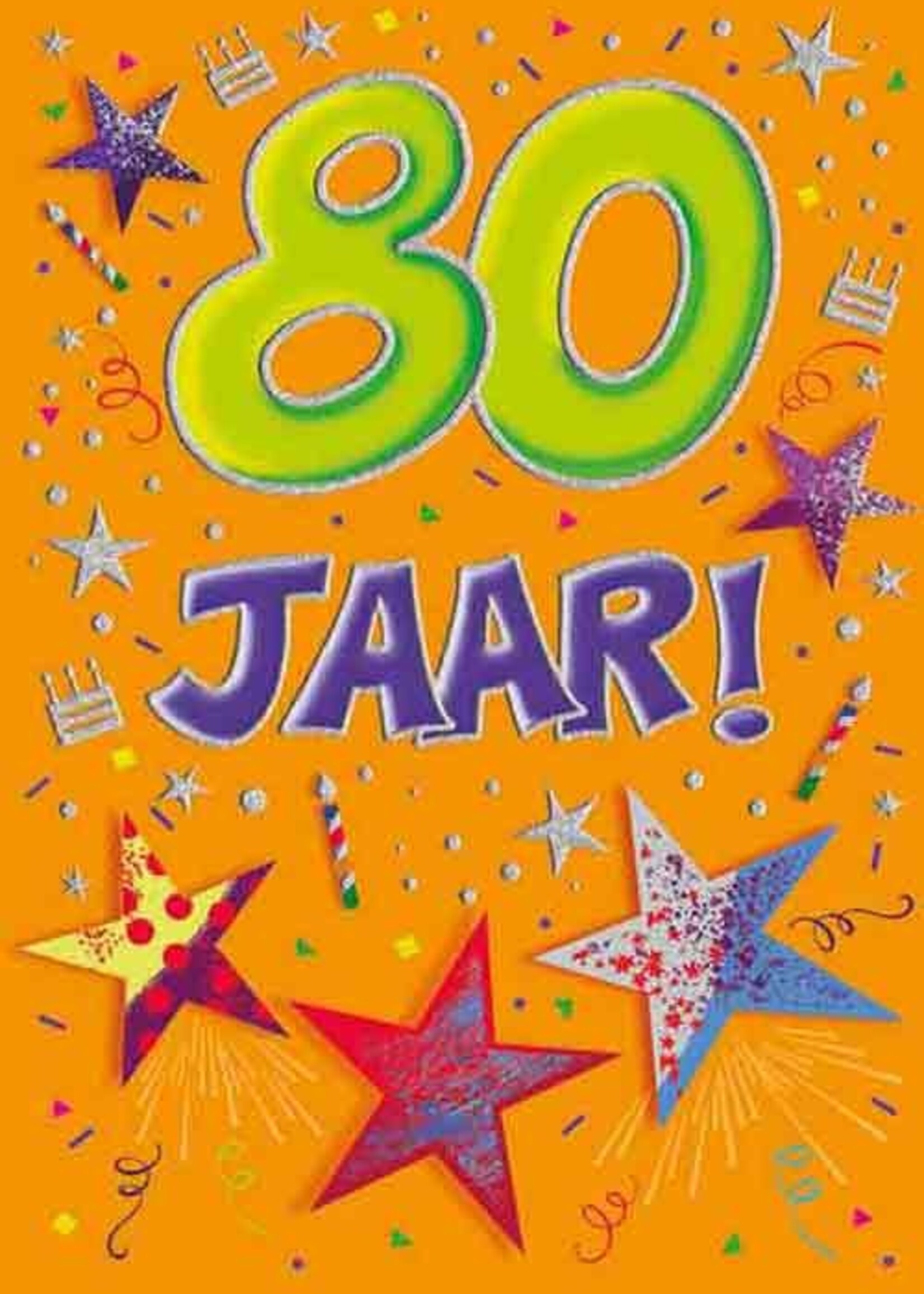 Party Planet Verjaardagskaart nr. 80