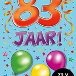 Party Planet Verjaardagskaart nr. 83