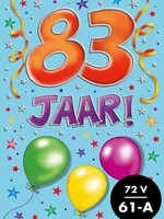 Party Planet Verjaardagskaart nr. 83