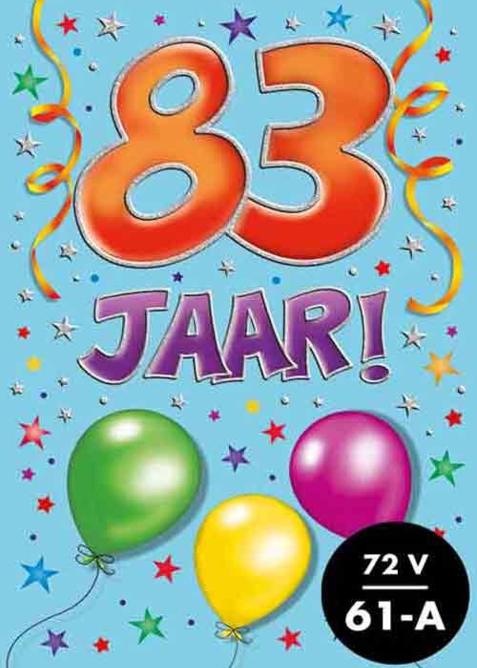 Party Planet Verjaardagskaart nr. 83