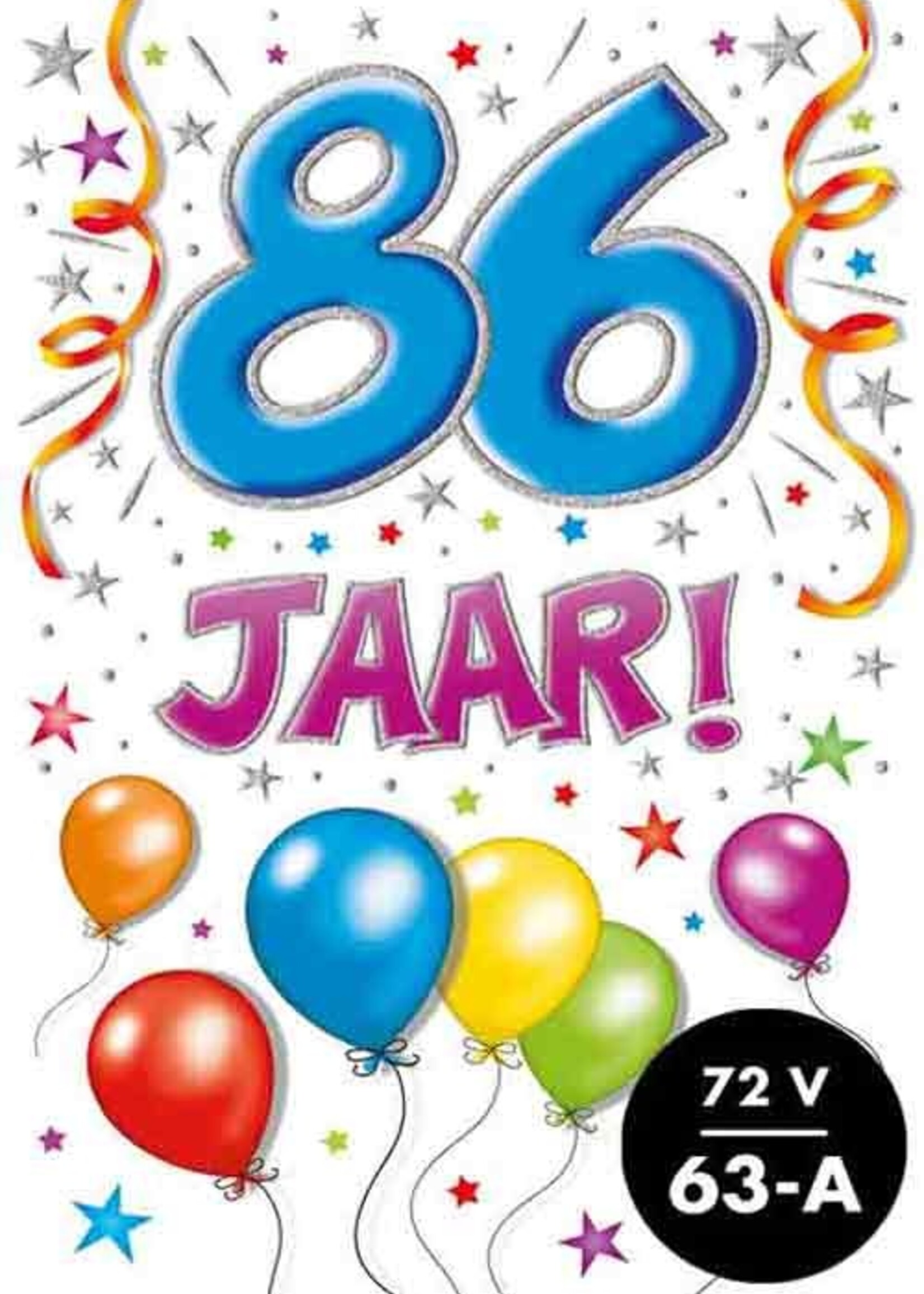Party Planet Verjaardagskaart nr. 86