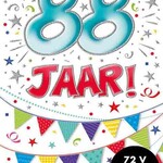 Party Planet Verjaardagskaart nr. 88