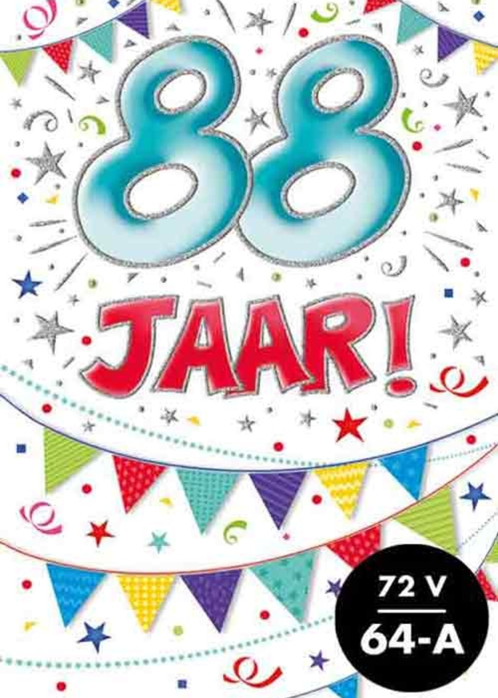 Party Planet Verjaardagskaart nr. 88