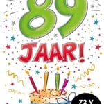 Party Planet Verjaardagskaart nr. 89