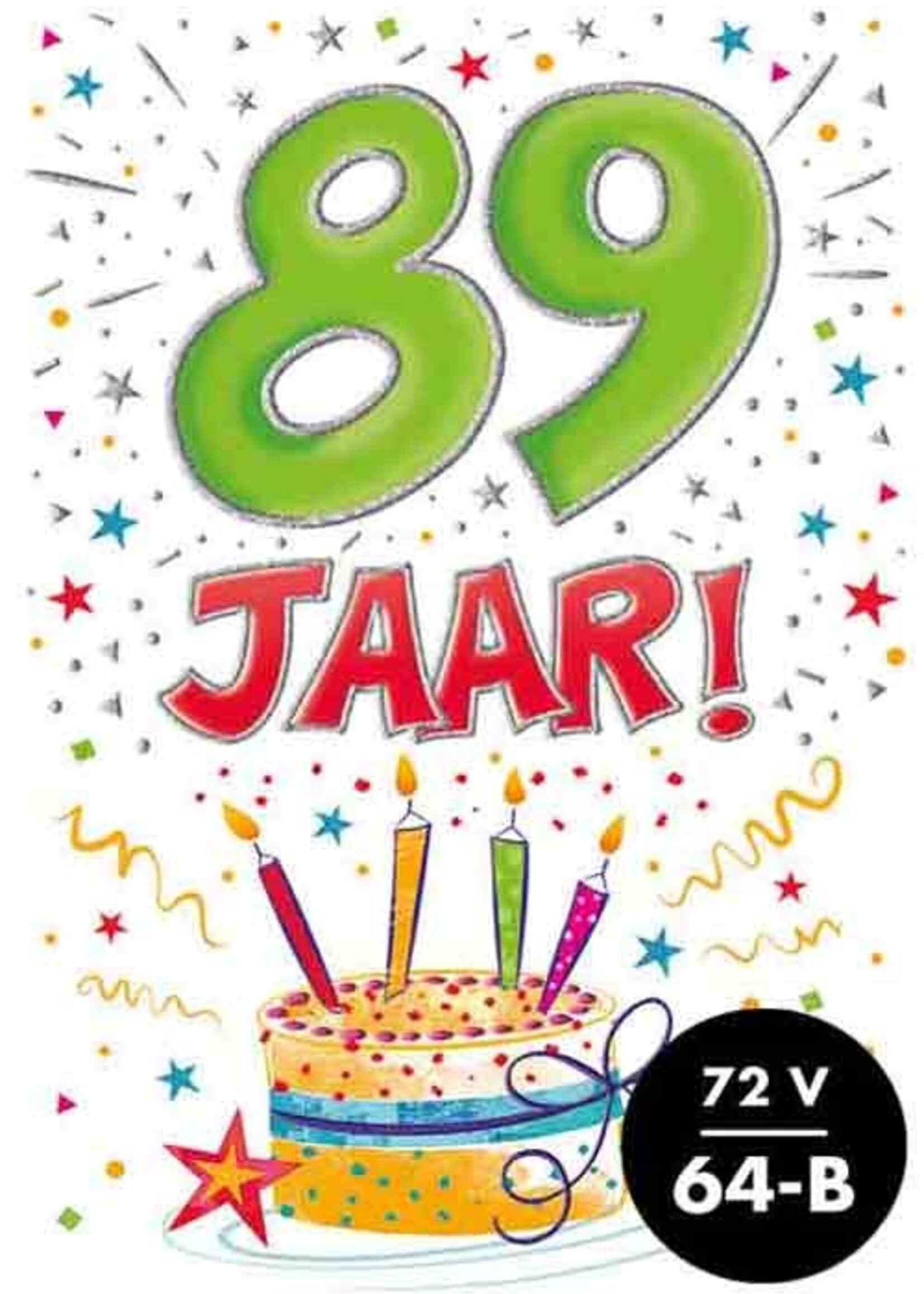 Party Planet Verjaardagskaart nr. 89