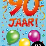 Party Planet Verjaardagskaart nr. 90