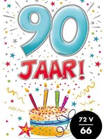 Party Planet Verjaardagskaart nr. 90
