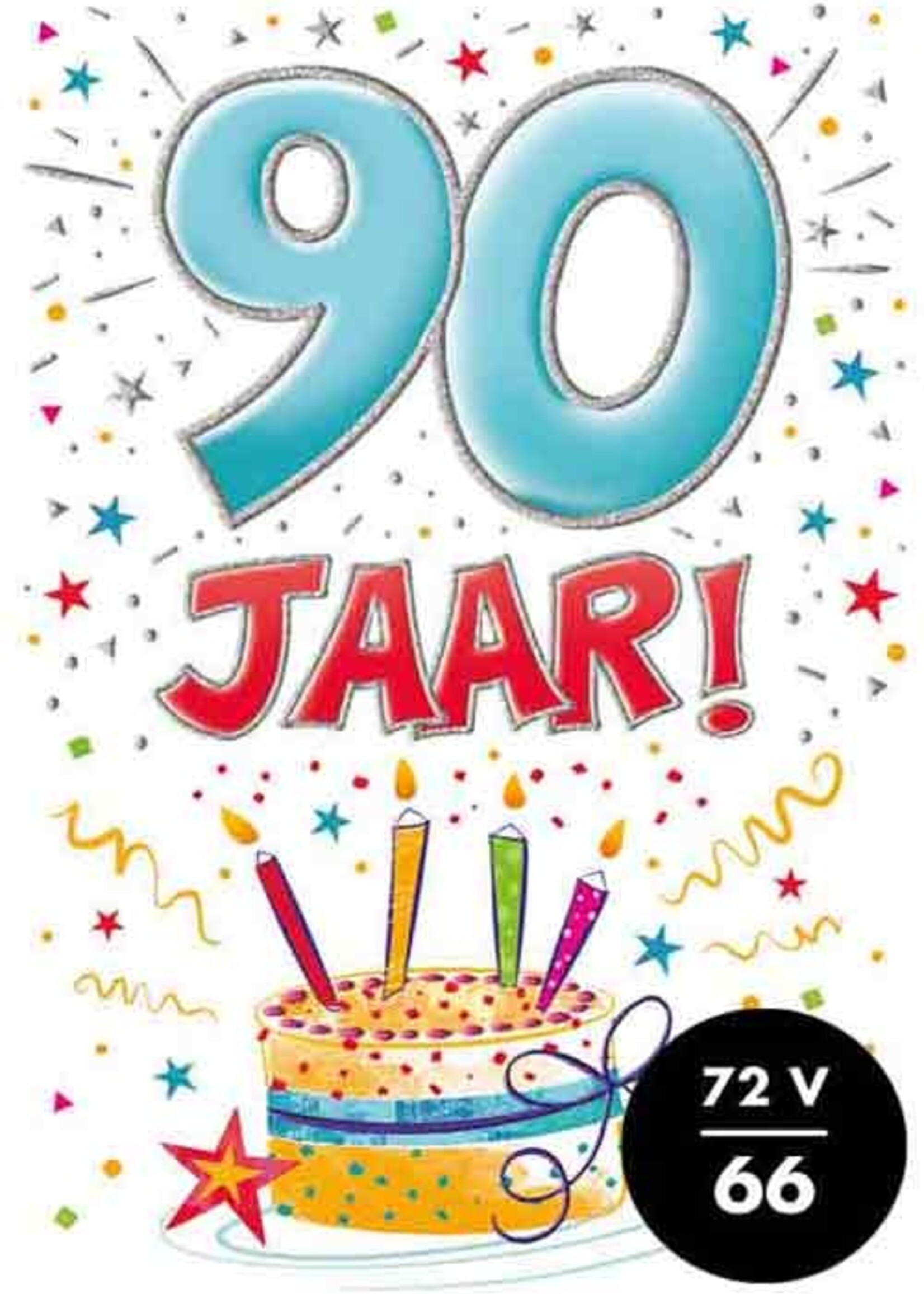 Party Planet Verjaardagskaart nr. 90