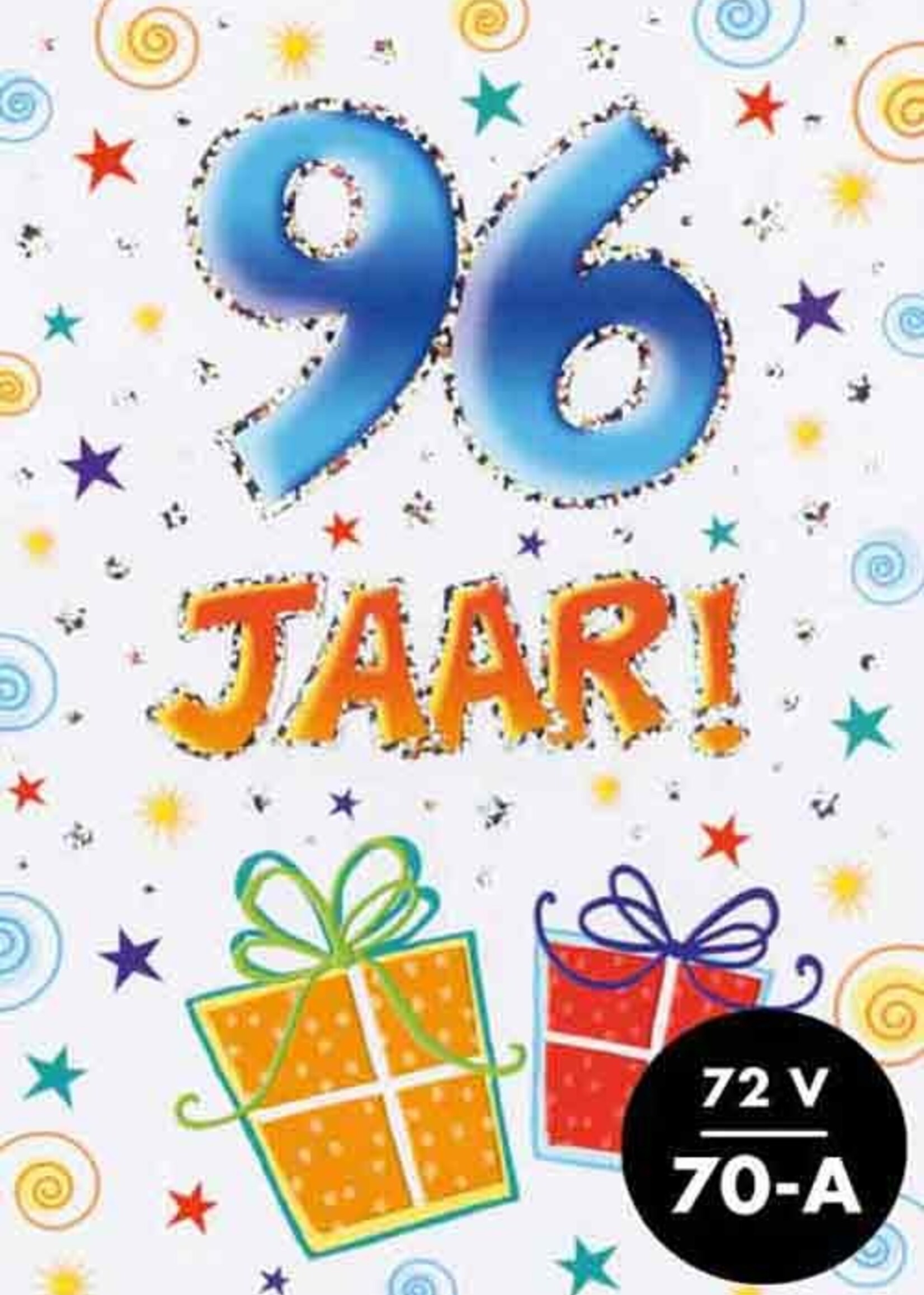 Party Planet Verjaardagskaart nr. 96