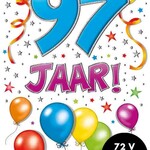 Party Planet Verjaardagskaart nr. 97