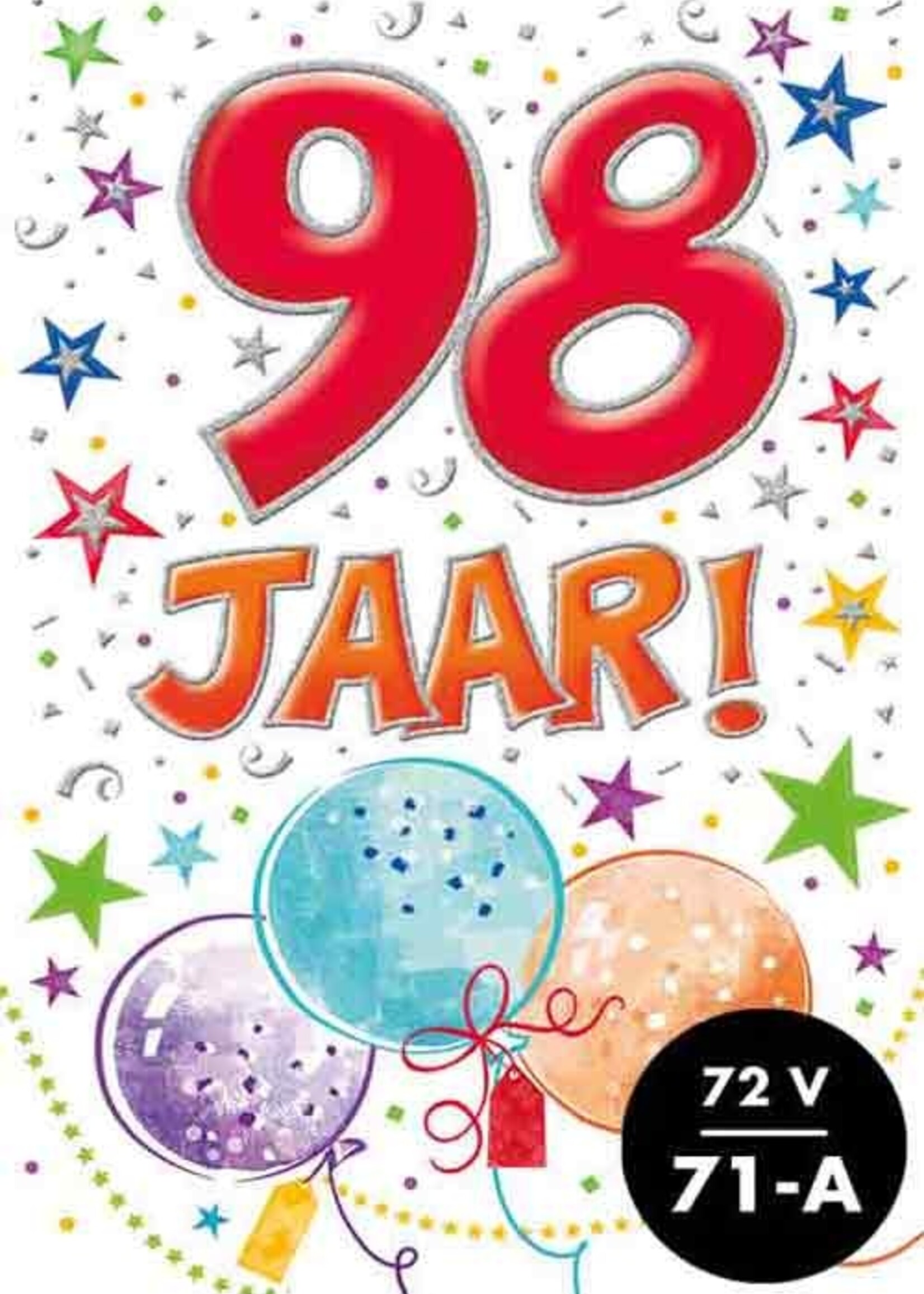 Party Planet Verjaardagskaart nr. 98