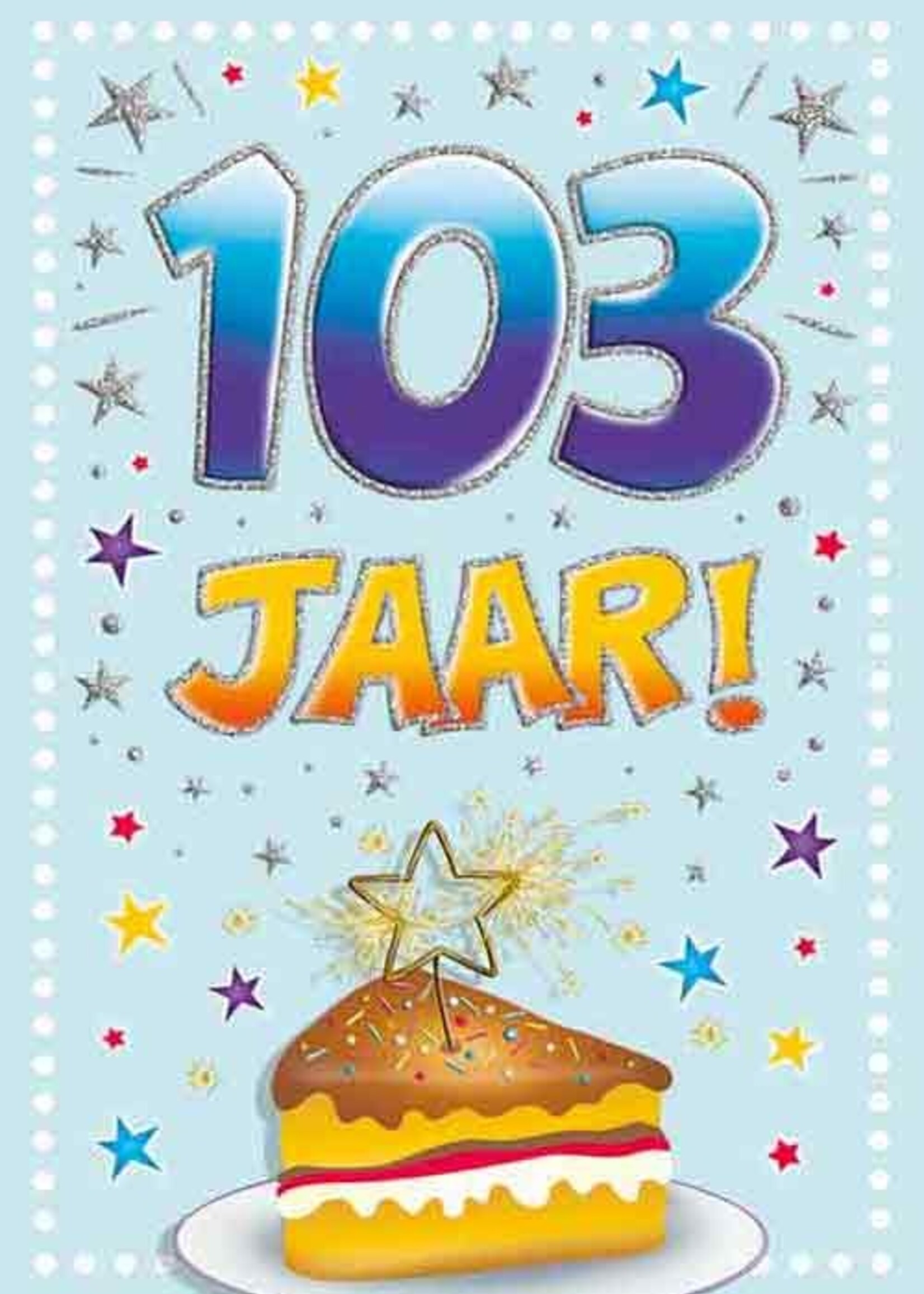 Party Planet Verjaardagskaart nr. 103