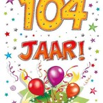 Party Planet Verjaardagskaart nr. 104