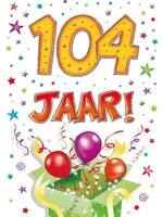 Party Planet Verjaardagskaart nr. 104