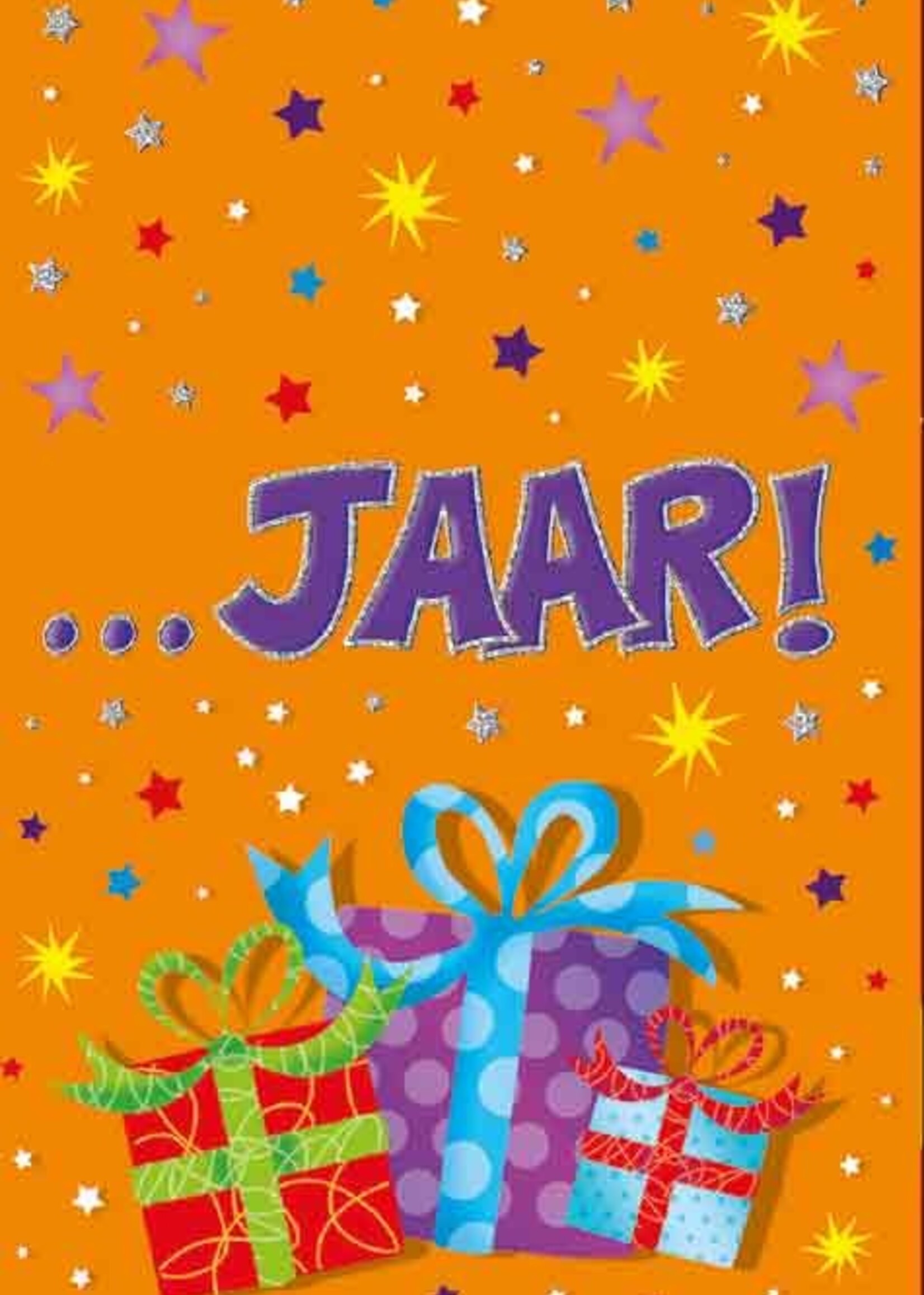 Party Planet Verjaardagskaart nr. ... jaar