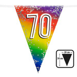 Party Planet Folievlaggenlijn Rainbow '70'