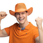 Party Planet Hoed Sunny oranje