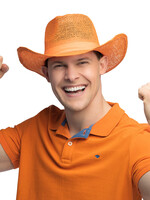 Party Planet Hoed Sunny oranje